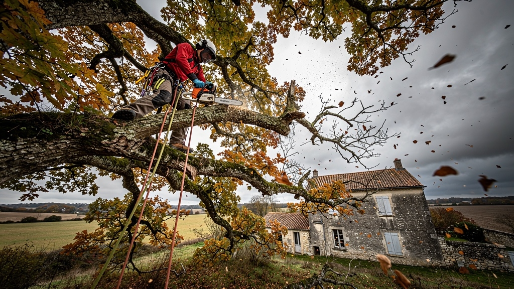 Élaguer avant l'hiver en Vendée