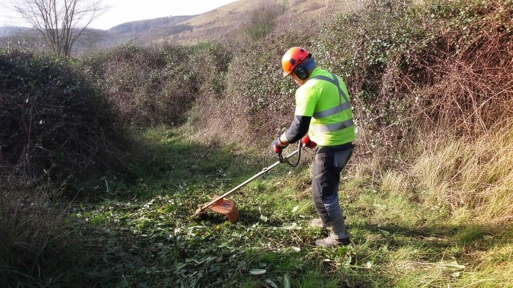 Débroussaillage de terrain