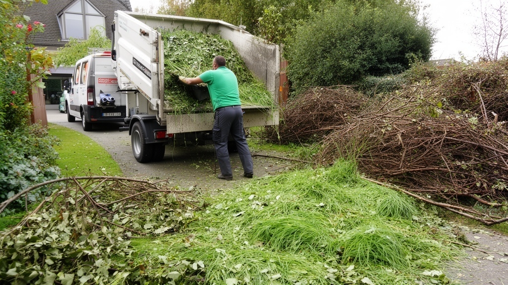 Évacuation de déchets verts
